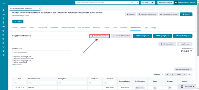 Adding Registration Number-1