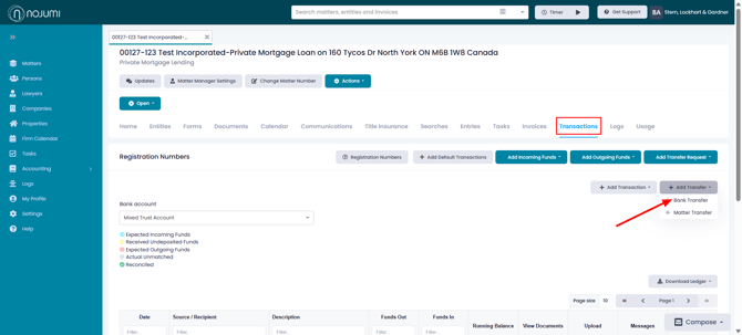 Bank Transfer Add Direct Matter - 1