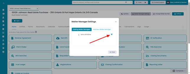 Matter Manager - 3-2