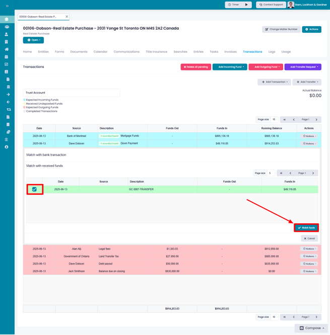 Transaction Matching-2